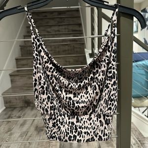 Urban Outfitters cowl neck cami cropped top